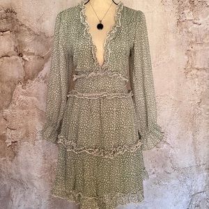 Dokotoo floral mini dress, L